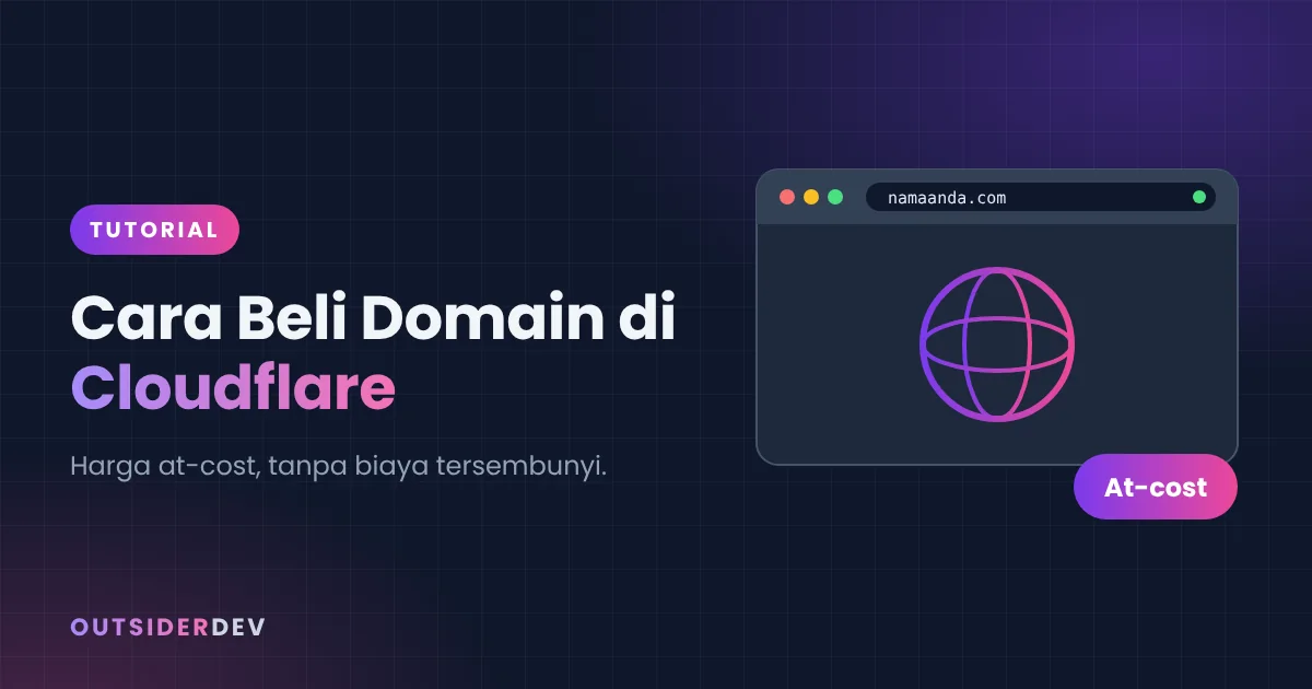 Cara Beli Domain di Cloudflare: Panduan Lengkap Pemula
